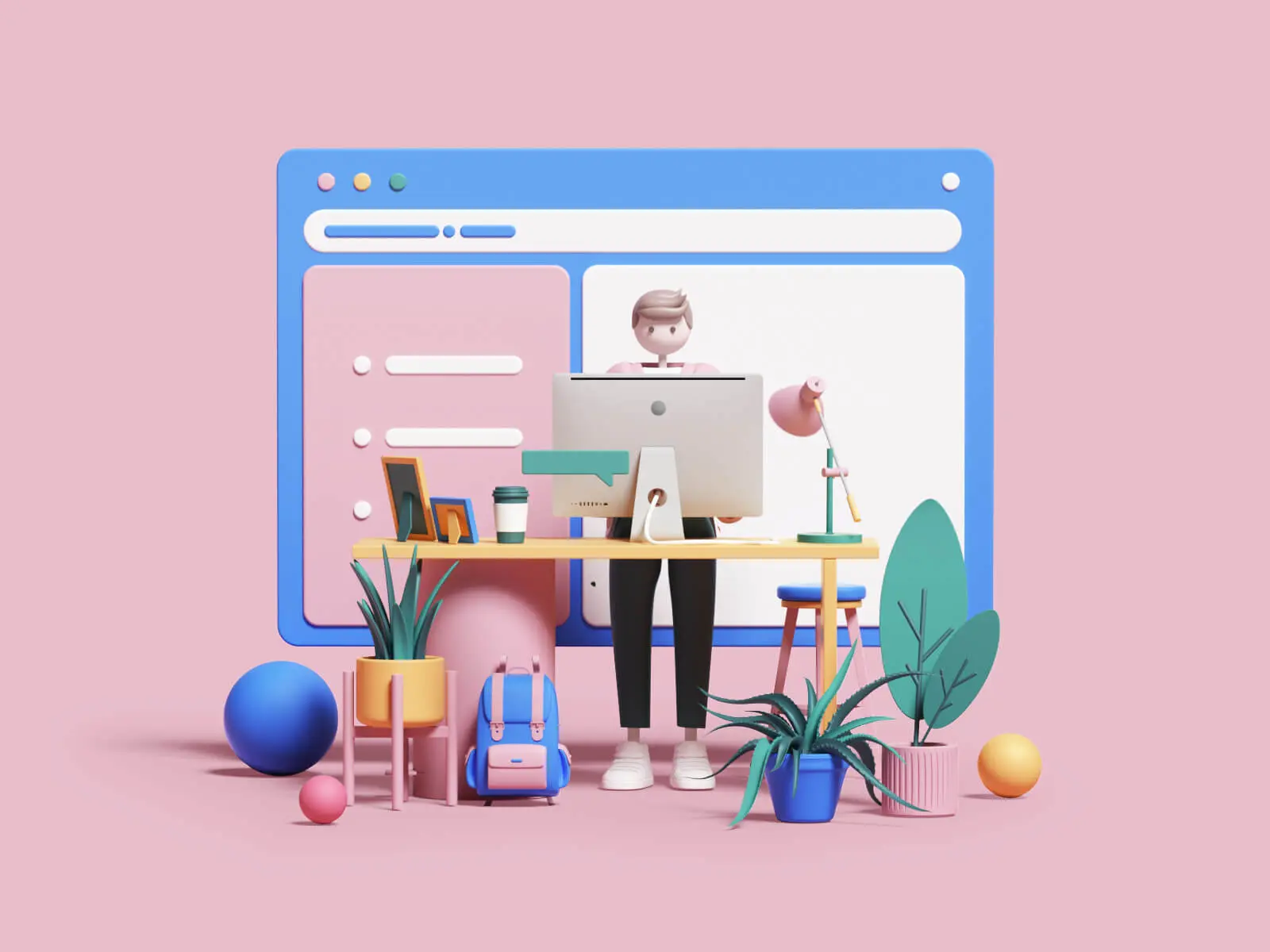 about me illustration